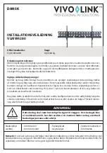 VivoLink VLMW4280 Installation Instruction preview