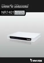 Vivotek NR7401 User Manual preview