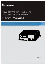 Vivotek NV9311P User Manual preview
