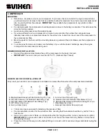 Preview for 2 page of Vixen Air VXO4840B Installation Manual