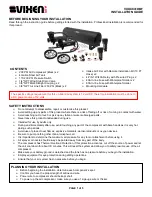 Preview for 1 page of Vixen Air VXO4841DBF Installation Manual