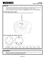 Preview for 2 page of Vixen Air VXT4000P Installation Manual