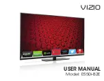 Vizio E550i-B2E User Manual preview