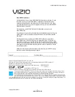 Preview for 2 page of Vizio M221NV Razor LED User Manual