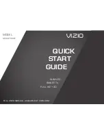 Preview for 1 page of Vizio M3D470KDE Quick Start Manual