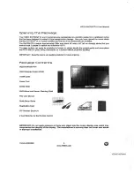 Preview for 4 page of Vizio SV470XVT1A - 47" LCD TV User Manual