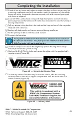 Preview for 45 page of Vmac DM2A021 Installation Manual