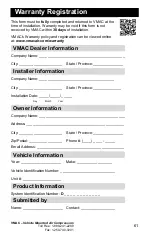 Preview for 63 page of Vmac RAPTAIR-MF D600007 Installation Manual