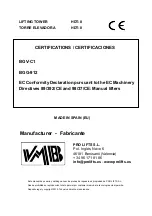 Preview for 2 page of VMB HDT-8 Operating Instructions Manual