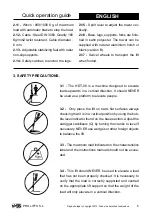 Preview for 5 page of VMB HDT-8 Operating Instructions Manual