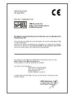 Preview for 20 page of VMB TE-064 PRO Operating Instructions Manual