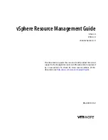 Preview for 1 page of VMware ESX 4.0 Management Manual