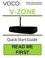 VOCO V-Zone Quick Start Manual preview