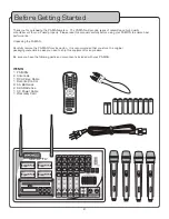 Preview for 8 page of VocoPro PA-MAN Owner'S Manual