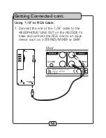 Preview for 14 page of VocoPro RECODE-1 Owner'S Manual