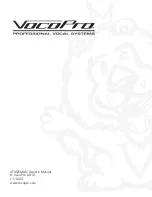 Preview for 28 page of VocoPro STAGE-MAN Owner'S Manual