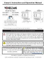 Vogelzang International VG1120-BL Owner’S Instruction And Operation Manual preview