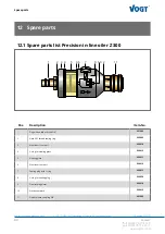 Preview for 44 page of Vogt VH 25 Translation Of The Original Operating Manual