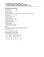 Preview for 207 page of Volkswagen 1999 Golf Diagnostic Manual