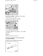 Preview for 39 page of Volkswagen golf 2006 Work Description