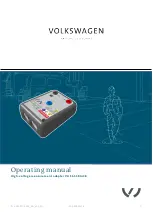 Preview for 1 page of Volkswagen VAS 6558A/38 Operating Manual