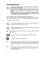 Preview for 8 page of VOLTA VC870 Operating Instructions Manual