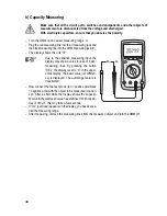 Preview for 48 page of VOLTA VC870 Operating Instructions Manual