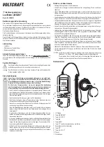 Preview for 1 page of VOLTCRAFT 1088913 Operating Instructions Manual