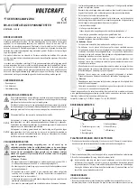 Preview for 83 page of VOLTCRAFT 1182021 Operating Instructions Manual