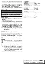 Preview for 3 page of VOLTCRAFT 2127442 Operating Instructions Manual