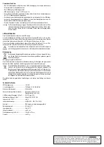 Preview for 3 page of VOLTCRAFT 2127443 Operating Instructions Manual