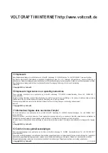 Preview for 2 page of VOLTCRAFT 51 16 08 Operating Instructions Manual