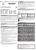 Preview for 4 page of VOLTCRAFT 51 27 78 Operating Instructions