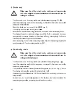 Preview for 40 page of VOLTCRAFT AC Mini VC-520 Operating Instructions Manual