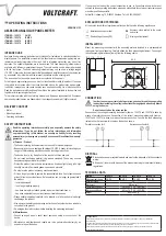 Preview for 2 page of VOLTCRAFT AM-86X65 Operating Instructions