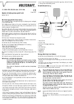 Preview for 1 page of VOLTCRAFT SL-50 Operating Instructions Manual