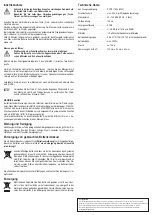 Preview for 2 page of VOLTCRAFT SL-50 Operating Instructions Manual