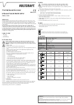 Preview for 2 page of VOLTCRAFT SPS24-30W Operating Instructions