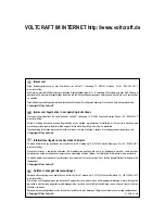 Preview for 102 page of VOLTCRAFT VC-110 Operating Instructions Manual