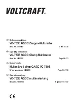 Preview for 1 page of VOLTCRAFT VC-750E Operating Instructions Manual