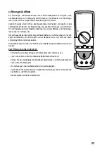 Preview for 23 page of VOLTCRAFT VC251TRMS Operating Instructions Manual