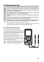 Preview for 43 page of VOLTCRAFT VC251TRMS Operating Instructions Manual