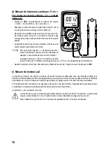 Preview for 76 page of VOLTCRAFT VC251TRMS Operating Instructions Manual