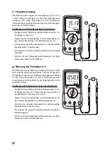 Preview for 20 page of VOLTCRAFT VC276 TRMS Operating Instructions Manual