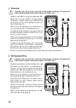 Preview for 22 page of VOLTCRAFT VC276 TRMS Operating Instructions Manual