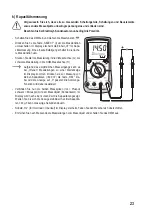 Preview for 23 page of VOLTCRAFT VC276 TRMS Operating Instructions Manual