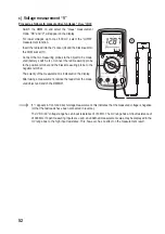 Preview for 52 page of VOLTCRAFT VC276 TRMS Operating Instructions Manual