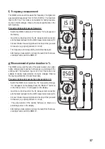 Preview for 57 page of VOLTCRAFT VC276 TRMS Operating Instructions Manual