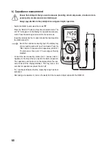 Preview for 60 page of VOLTCRAFT VC276 TRMS Operating Instructions Manual