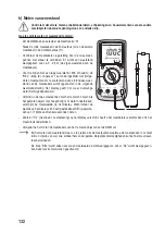 Preview for 132 page of VOLTCRAFT VC276 TRMS Operating Instructions Manual